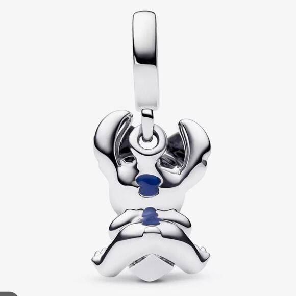 NWOT Lilo & Stitch in Mickey Mouse hat with popcorn Disney x Pandora FIT silver - Picture 2 of 10